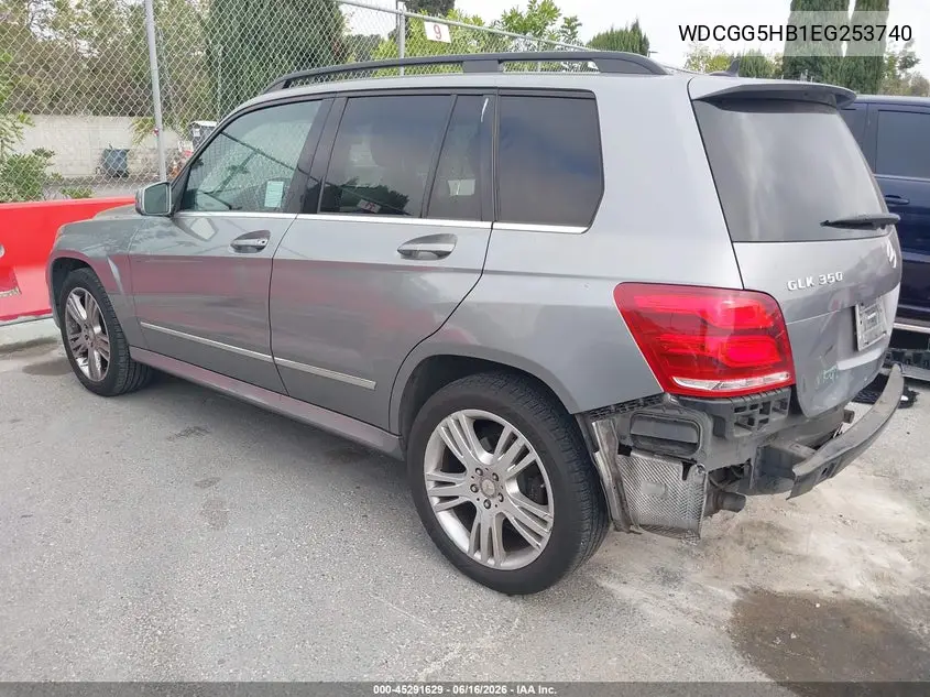 2014 Mercedes-Benz Glk 350 VIN: WDCGG5HB1EG253740 Lot: 45291629