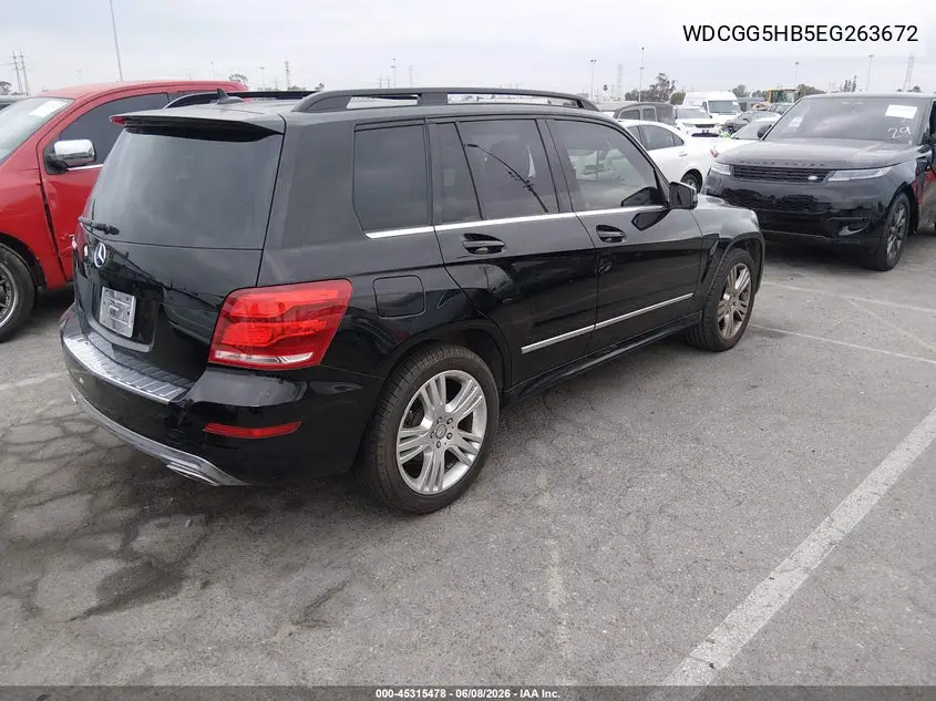 2014 Mercedes-Benz Glk 350 VIN: WDCGG5HB5EG263672 Lot: 45315478
