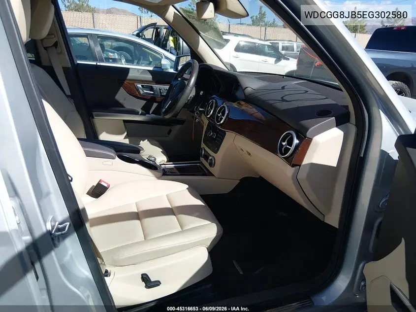 2014 Mercedes-Benz Glk 350 4Matic VIN: WDCGG8JB5EG302580 Lot: 45316653