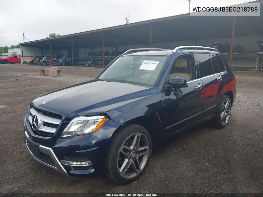 2014 Mercedes-Benz Glk 350 4Matic VIN: WDCGG8JB3EG218788 Lot: 45320890