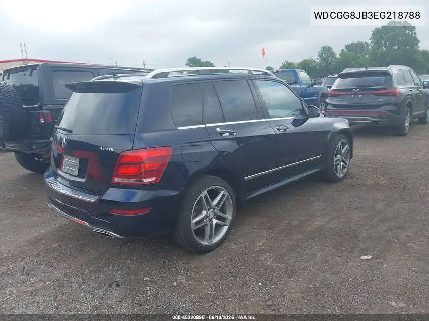 2014 Mercedes-Benz Glk 350 4Matic VIN: WDCGG8JB3EG218788 Lot: 45320890