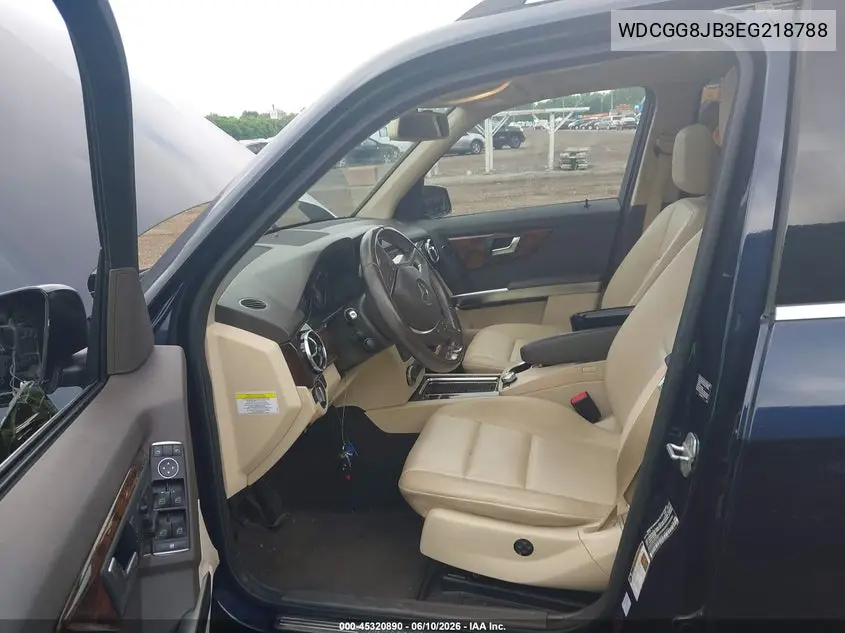 2014 Mercedes-Benz Glk 350 4Matic VIN: WDCGG8JB3EG218788 Lot: 45320890