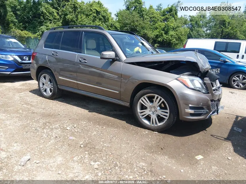 2014 Mercedes-Benz Glk 350 4Matic VIN: WDCGG8JB4EG308547 Lot: 45328717