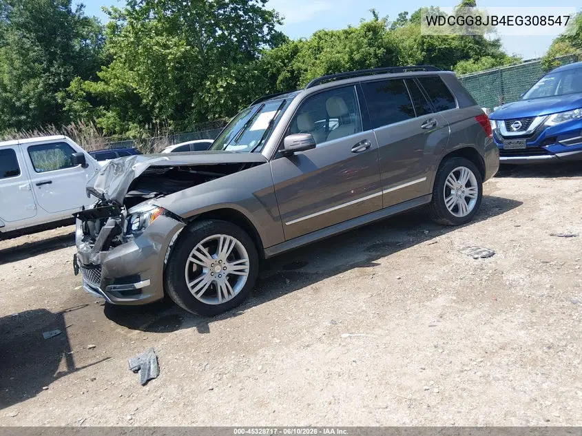 2014 Mercedes-Benz Glk 350 4Matic VIN: WDCGG8JB4EG308547 Lot: 45328717