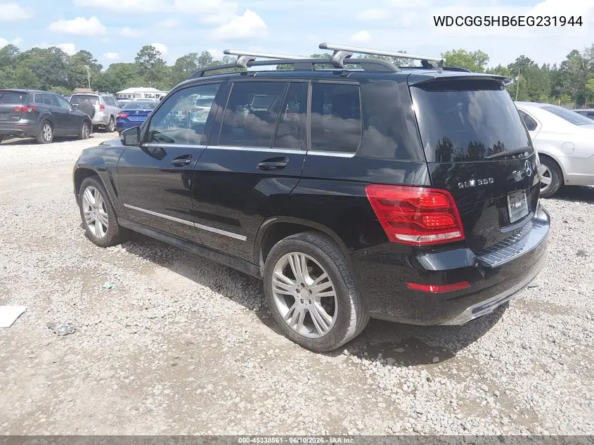 2014 Mercedes-Benz Glk 350 VIN: WDCGG5HB6EG231944 Lot: 45338561