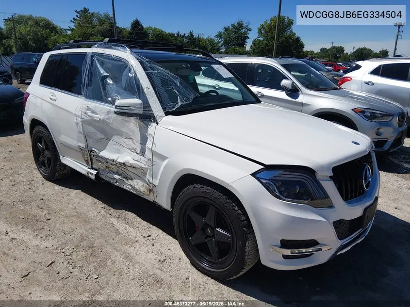 2014 Mercedes-Benz Glk 350 4Matic VIN: WDCGG8JB6EG334504 Lot: 45373277