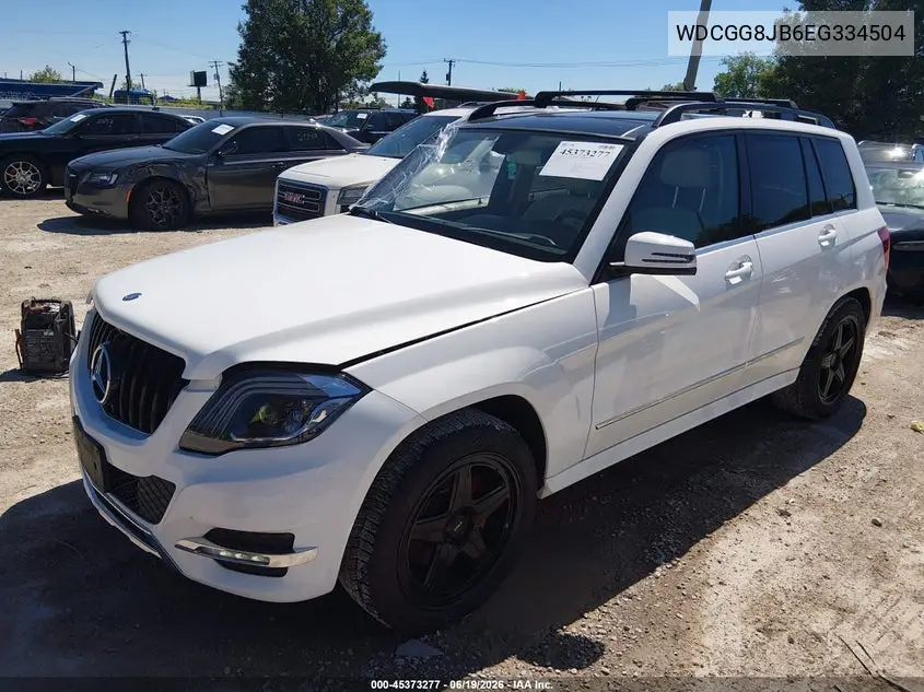 2014 Mercedes-Benz Glk 350 4Matic VIN: WDCGG8JB6EG334504 Lot: 45373277