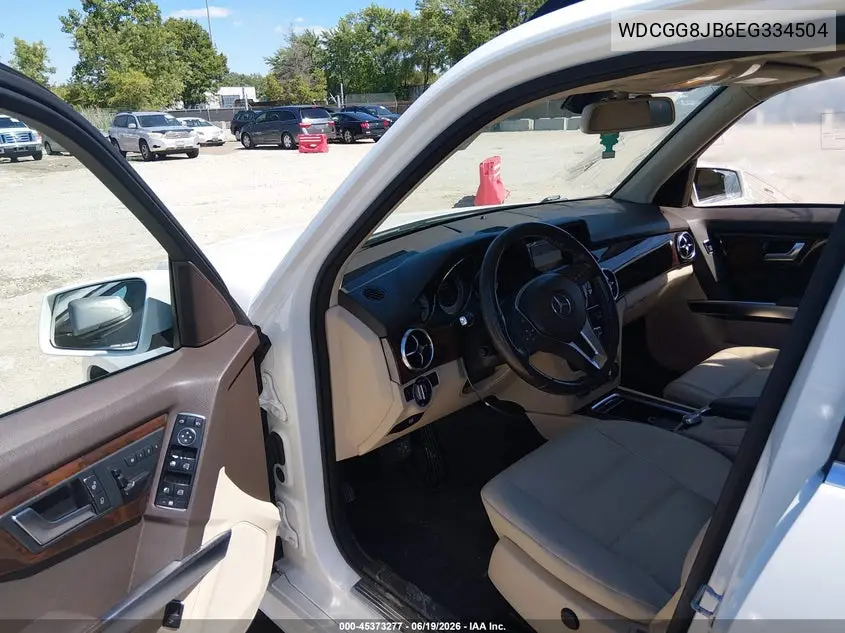 2014 Mercedes-Benz Glk 350 4Matic VIN: WDCGG8JB6EG334504 Lot: 45373277