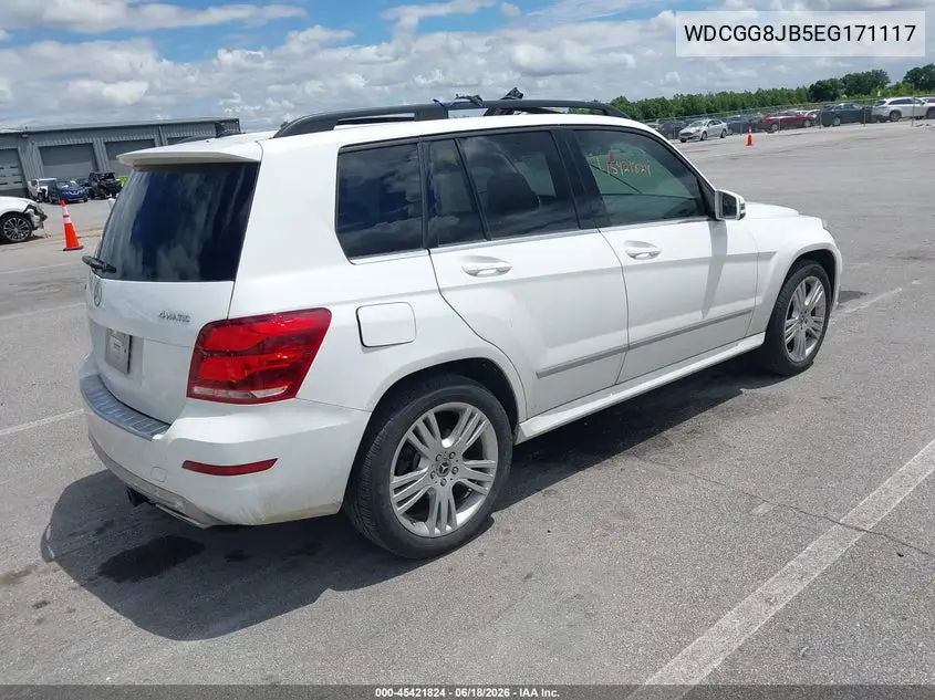 2014 Mercedes-Benz Glk 350 4Matic VIN: WDCGG8JB5EG171117 Lot: 45421824