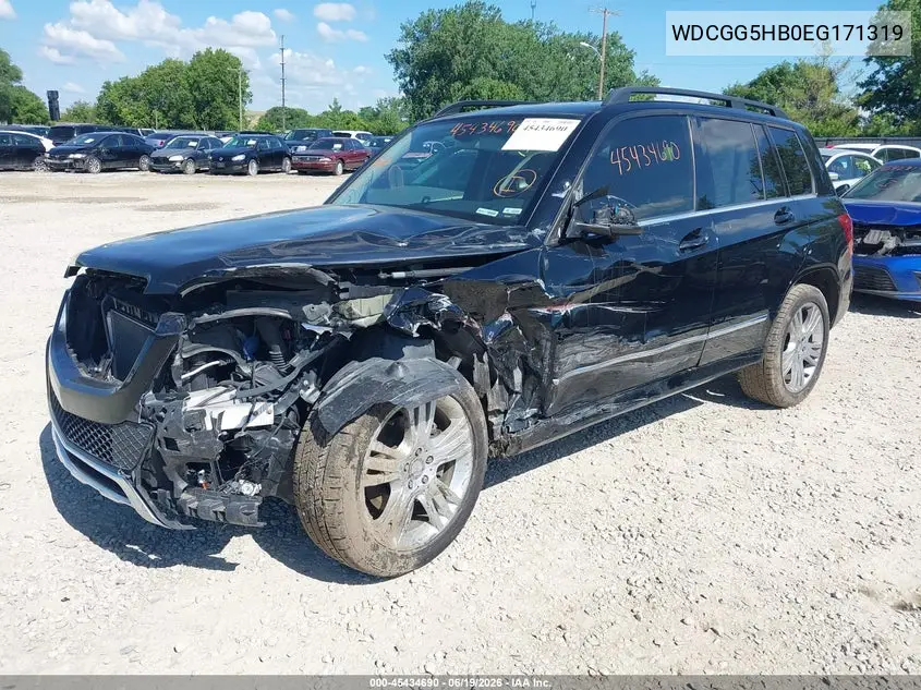 2014 Mercedes-Benz Glk 350 VIN: WDCGG5HB0EG171319 Lot: 45434690