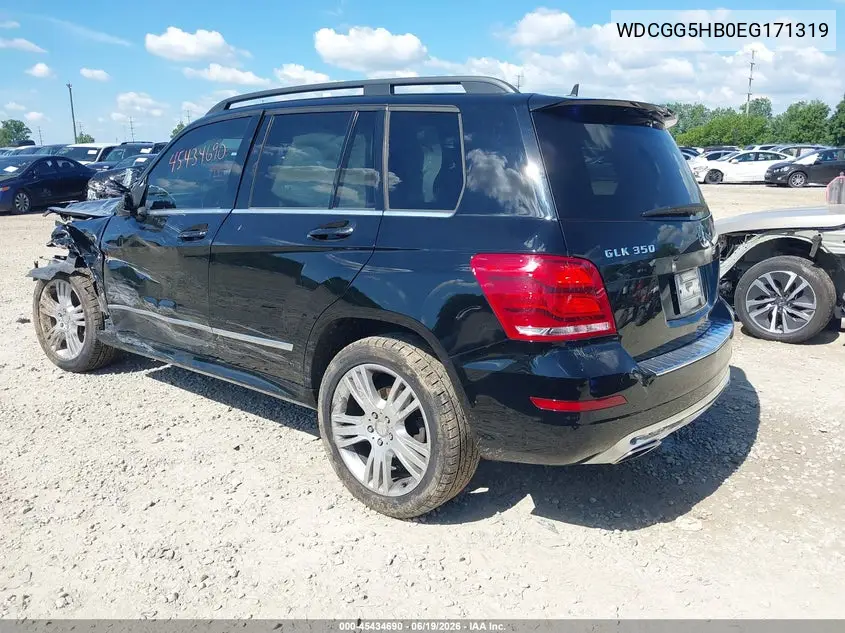 2014 Mercedes-Benz Glk 350 VIN: WDCGG5HB0EG171319 Lot: 45434690