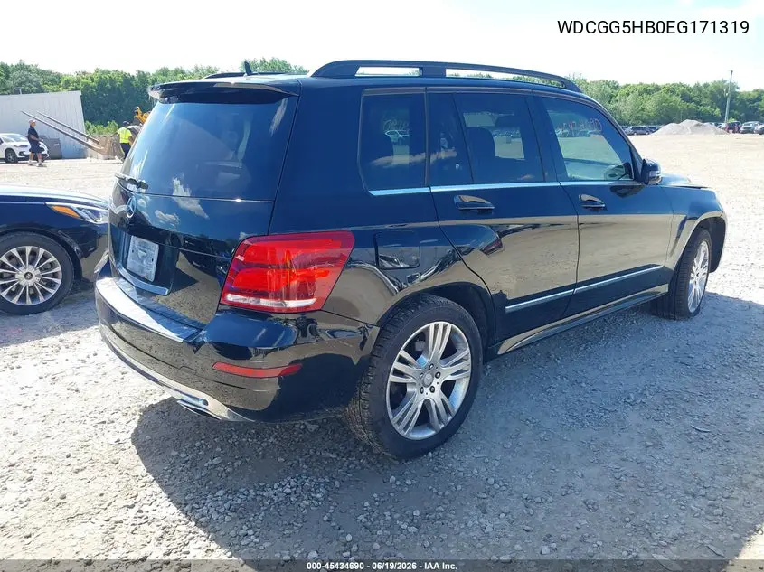 2014 Mercedes-Benz Glk 350 VIN: WDCGG5HB0EG171319 Lot: 45434690