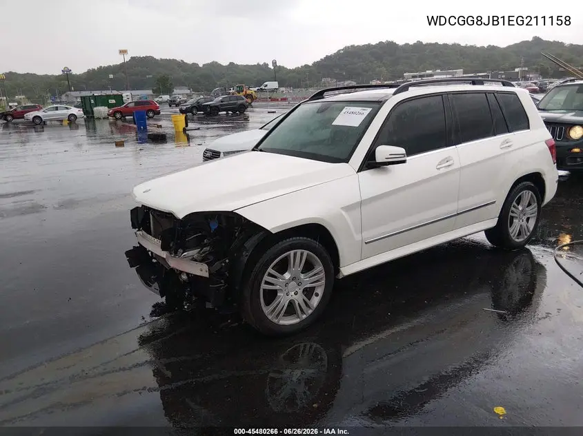 2014 Mercedes-Benz Glk 350 4Matic VIN: WDCGG8JB1EG211158 Lot: 45480266