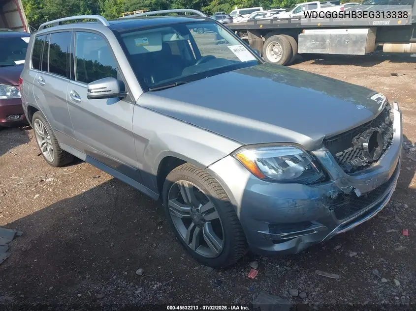 2014 Mercedes-Benz Glk 350 VIN: WDCGG5HB3EG313338 Lot: 45532213