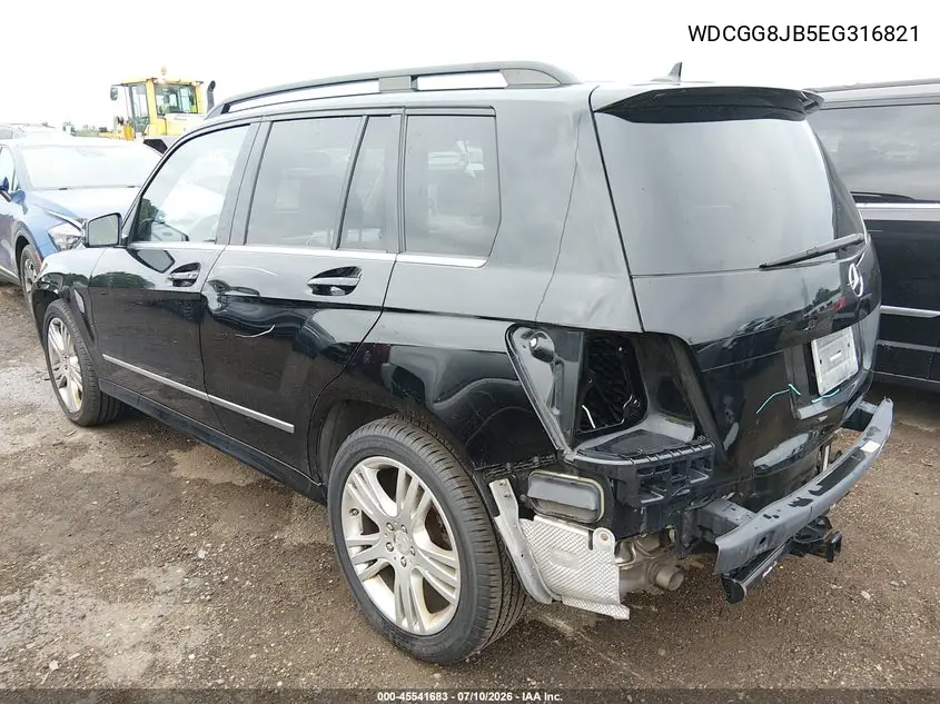 2014 Mercedes-Benz Glk 350 4Matic VIN: WDCGG8JB5EG316821 Lot: 45541683