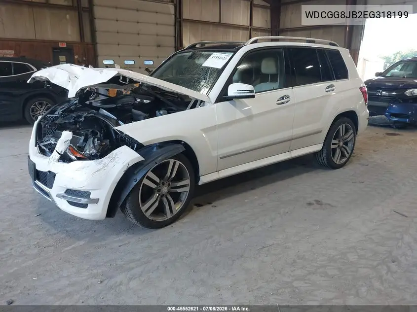 2014 Mercedes-Benz Glk 350 4Matic VIN: WDCGG8JB2EG318199 Lot: 45552621