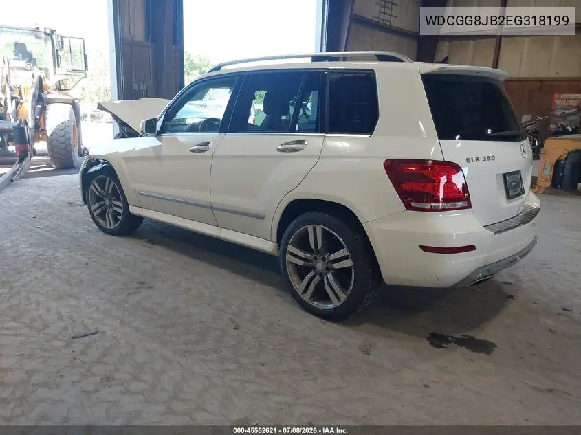 2014 Mercedes-Benz Glk 350 4Matic VIN: WDCGG8JB2EG318199 Lot: 45552621