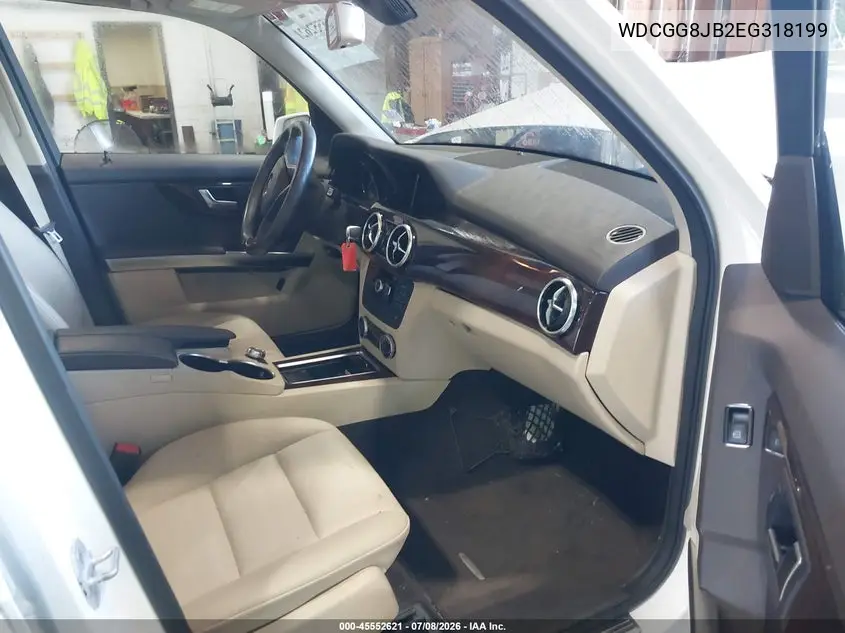 2014 Mercedes-Benz Glk 350 4Matic VIN: WDCGG8JB2EG318199 Lot: 45552621
