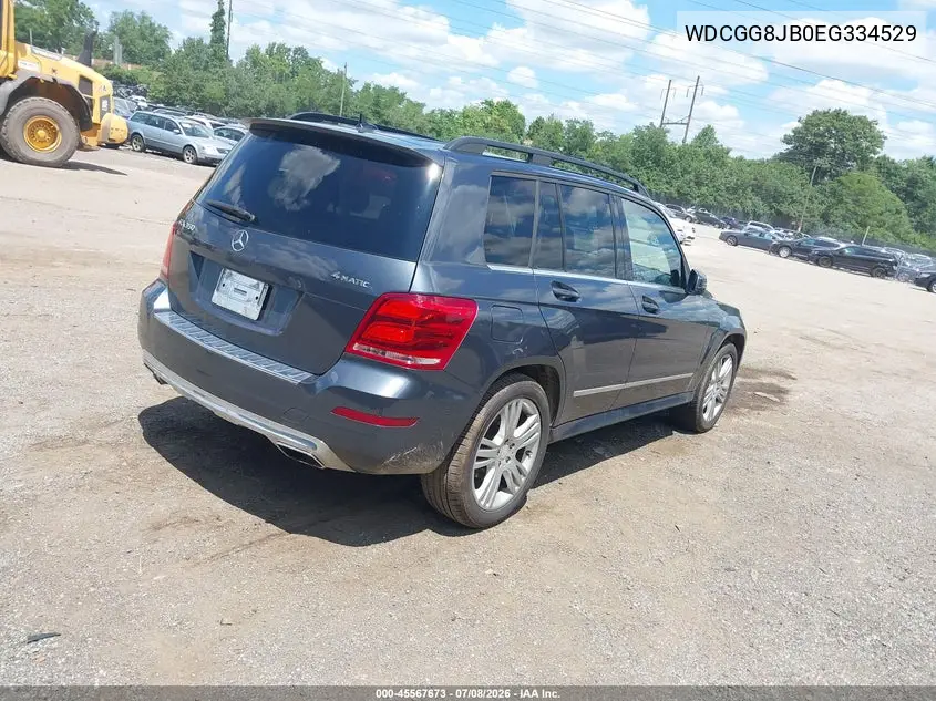 2014 Mercedes-Benz Glk 350 4Matic VIN: WDCGG8JB0EG334529 Lot: 45567673