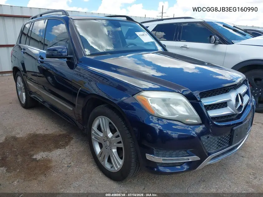 2014 Mercedes-Benz Glk 350 4Matic VIN: WDCGG8JB3EG160990 Lot: 45608748