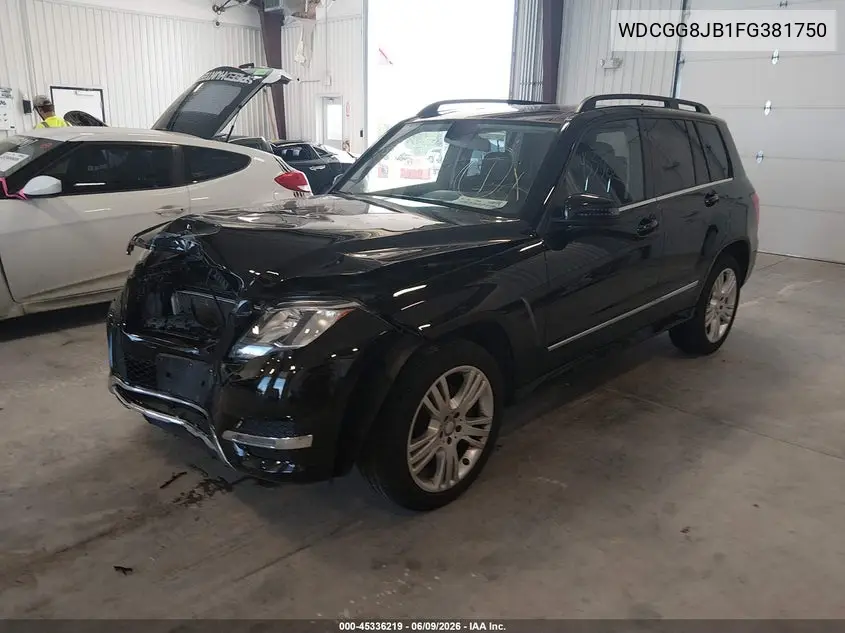 2015 Mercedes-Benz Glk 350 4Matic VIN: WDCGG8JB1FG381750 Lot: 45336219