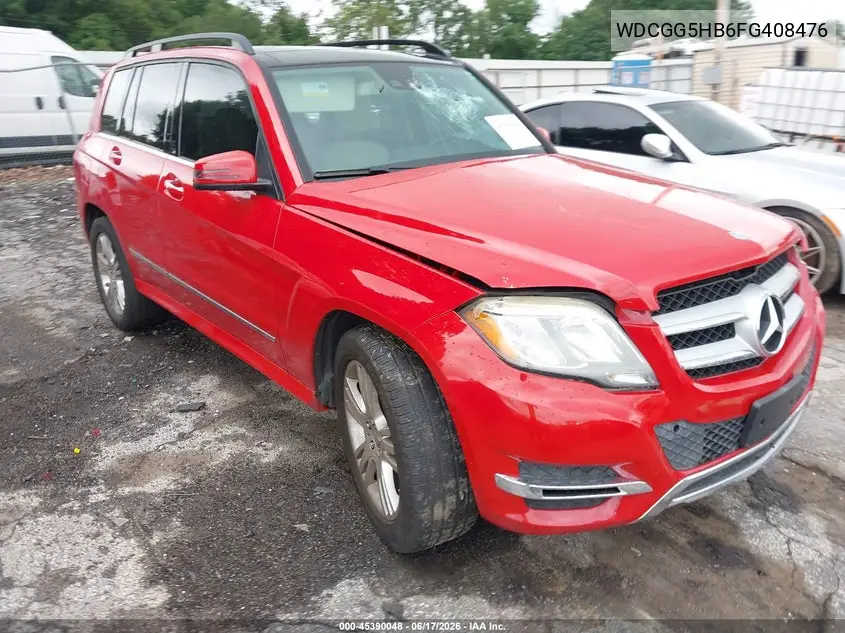 2015 Mercedes-Benz Glk 350 VIN: WDCGG5HB6FG408476 Lot: 45390048