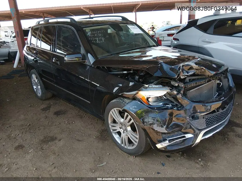 2015 Mercedes-Benz Glk 350 4Matic VIN: WDCGG8JB0FG349064 Lot: 45400040