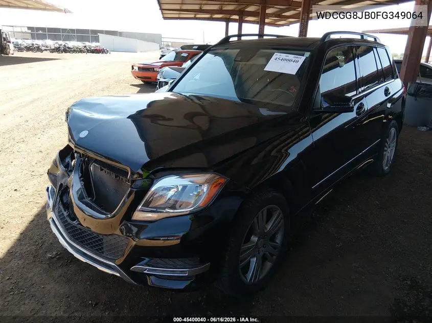 2015 Mercedes-Benz Glk 350 4Matic VIN: WDCGG8JB0FG349064 Lot: 45400040