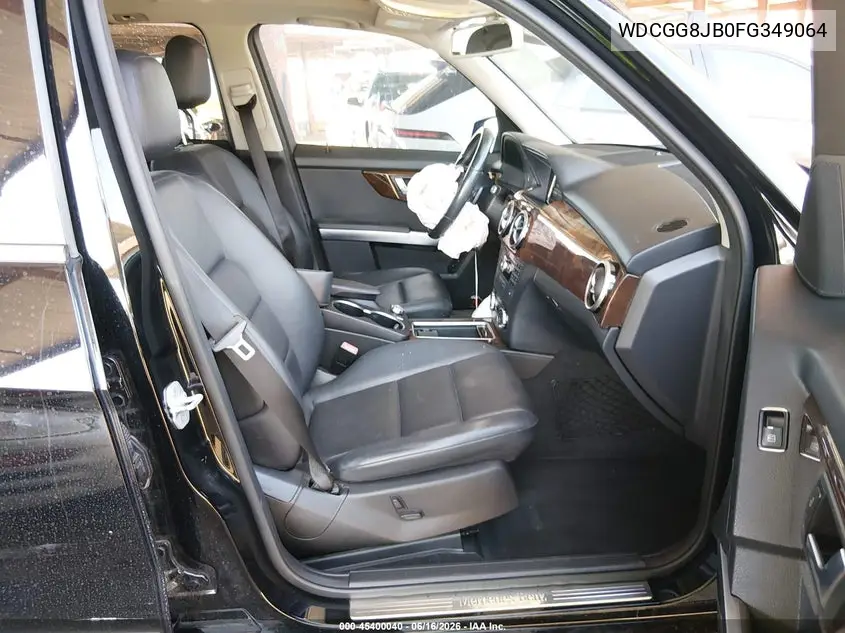 2015 Mercedes-Benz Glk 350 4Matic VIN: WDCGG8JB0FG349064 Lot: 45400040