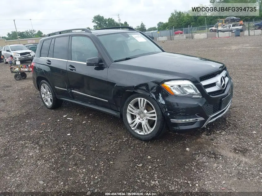 2015 Mercedes-Benz Glk 350 4Matic VIN: WDCGG8JB4FG394735 Lot: 45470634