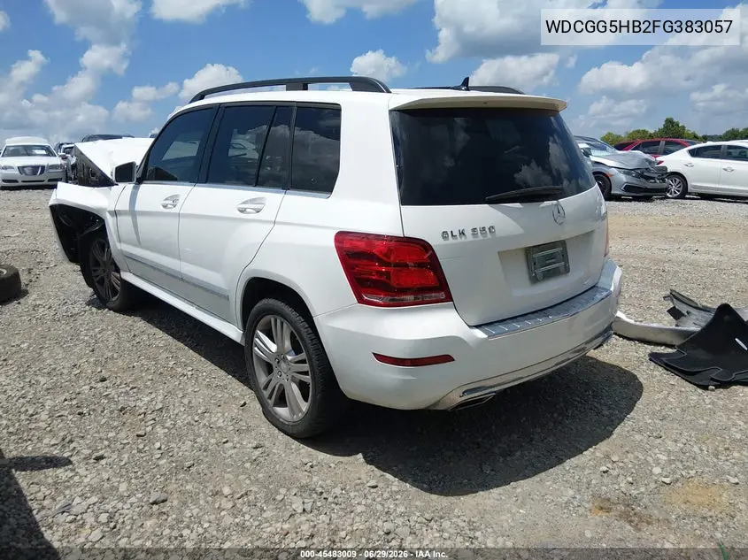 2015 Mercedes-Benz Glk 350 VIN: WDCGG5HB2FG383057 Lot: 45483009