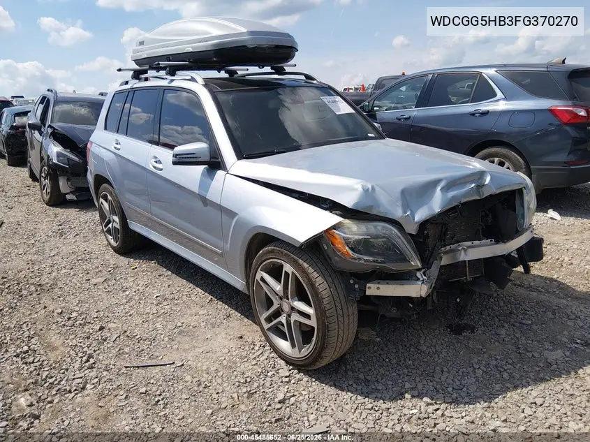 2015 Mercedes-Benz Glk 350 VIN: WDCGG5HB3FG370270 Lot: 45485652