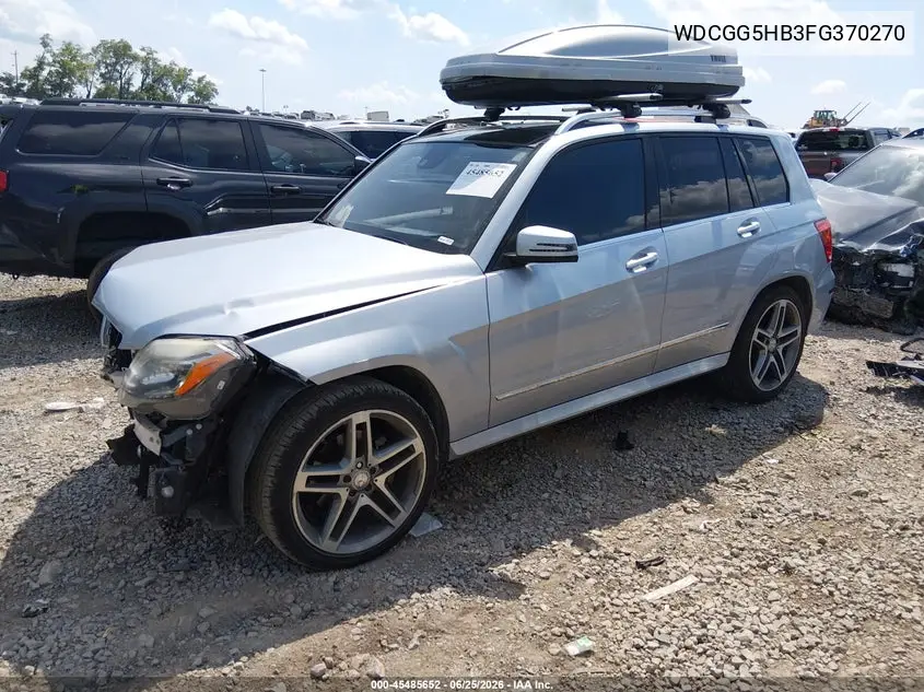 2015 Mercedes-Benz Glk 350 VIN: WDCGG5HB3FG370270 Lot: 45485652