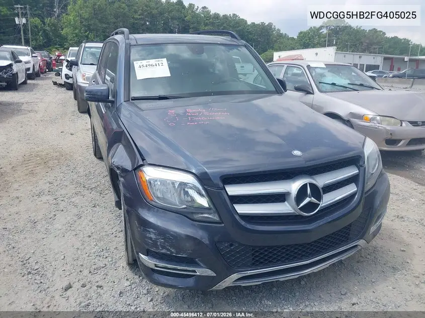 2015 Mercedes-Benz Glk 350 VIN: WDCGG5HB2FG405025 Lot: 45496412
