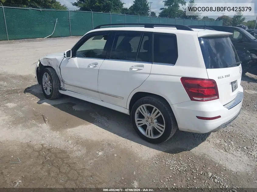 2015 Mercedes-Benz Glk 350 4Matic VIN: WDCGG8JB0FG425379 Lot: 45524673