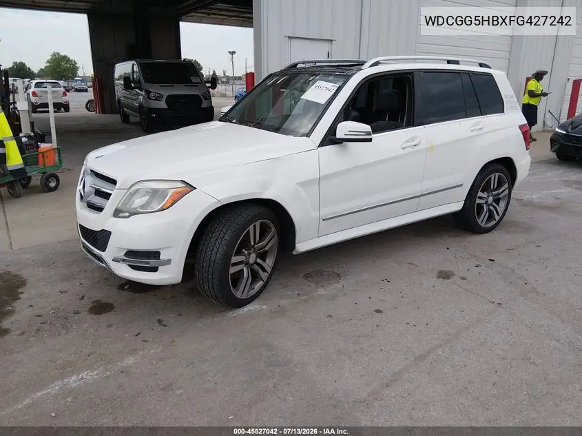 2015 Mercedes-Benz Glk 350 VIN: WDCGG5HBXFG427242 Lot: 45527042