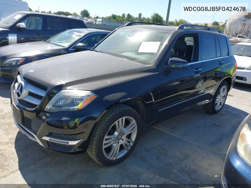 2015 Mercedes-Benz Glk 350 4Matic VIN: WDCGG8JB5FG424678 Lot: 45557527