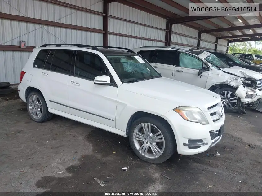 2015 Mercedes-Benz Glk 350 VIN: WDCGG5HB6FG416514 Lot: 45595820