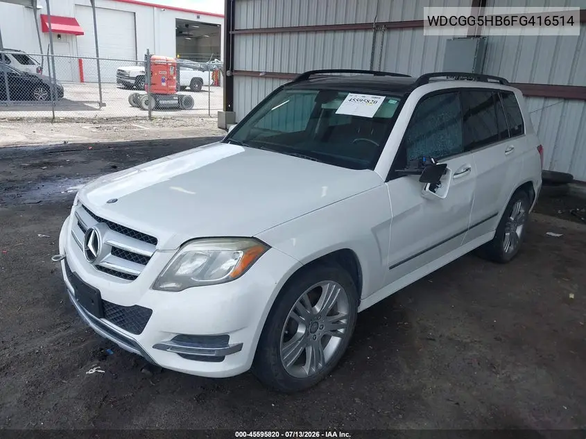 2015 Mercedes-Benz Glk 350 VIN: WDCGG5HB6FG416514 Lot: 45595820