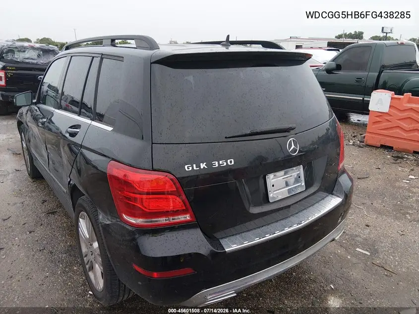 2015 Mercedes-Benz Glk 350 VIN: WDCGG5HB6FG438285 Lot: 45601508