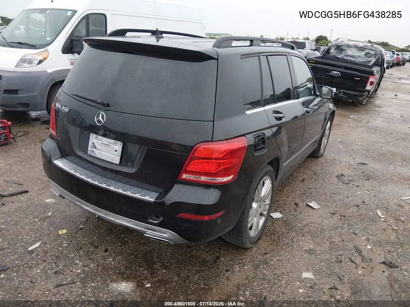 2015 Mercedes-Benz Glk 350 VIN: WDCGG5HB6FG438285 Lot: 45601508