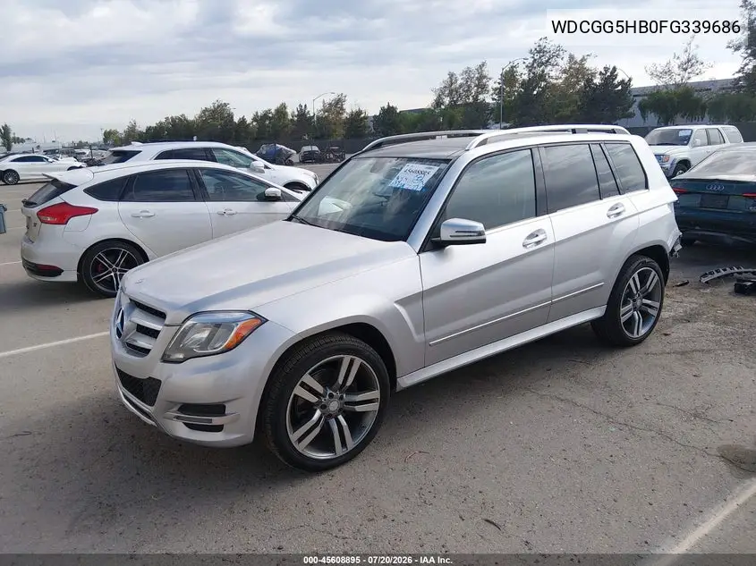 2015 Mercedes-Benz Glk 350 VIN: WDCGG5HB0FG339686 Lot: 45608895