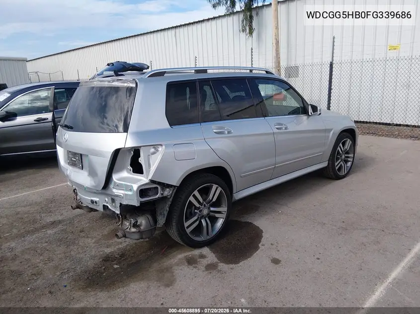 2015 Mercedes-Benz Glk 350 VIN: WDCGG5HB0FG339686 Lot: 45608895