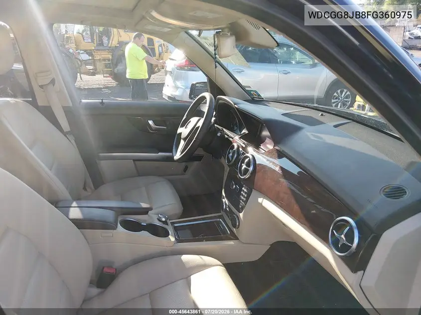 2015 Mercedes-Benz Glk 350 4Matic VIN: WDCGG8JB8FG360975 Lot: 45643861