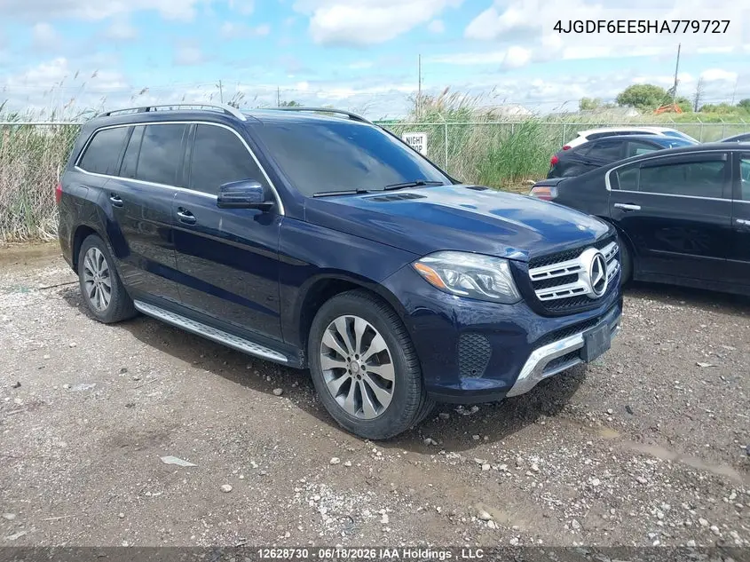 2017 Mercedes-Benz Gls 450 4Matic VIN: 4JGDF6EE5HA779727 Lot: 12628730