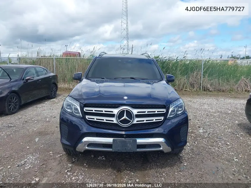 2017 Mercedes-Benz Gls 450 4Matic VIN: 4JGDF6EE5HA779727 Lot: 12628730
