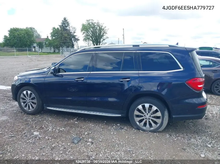 2017 Mercedes-Benz Gls 450 4Matic VIN: 4JGDF6EE5HA779727 Lot: 12628730