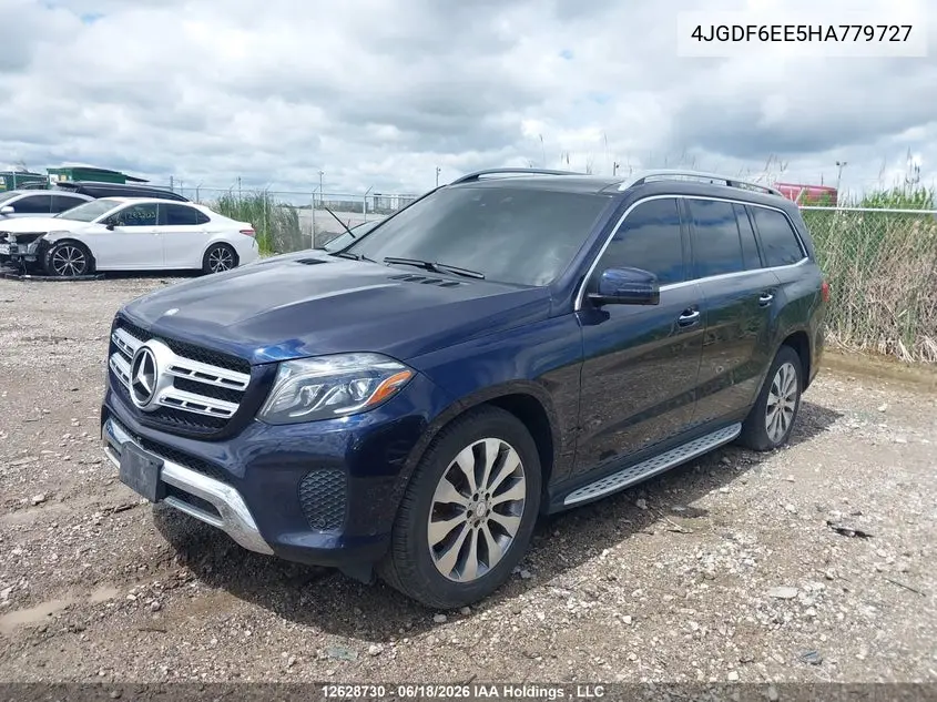 2017 Mercedes-Benz Gls 450 4Matic VIN: 4JGDF6EE5HA779727 Lot: 12628730