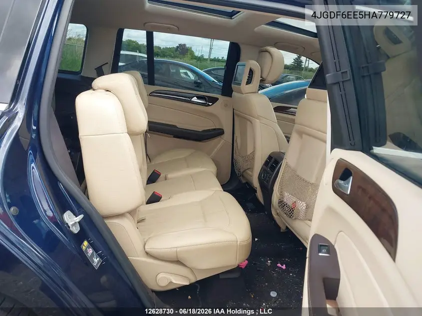 2017 Mercedes-Benz Gls 450 4Matic VIN: 4JGDF6EE5HA779727 Lot: 12628730