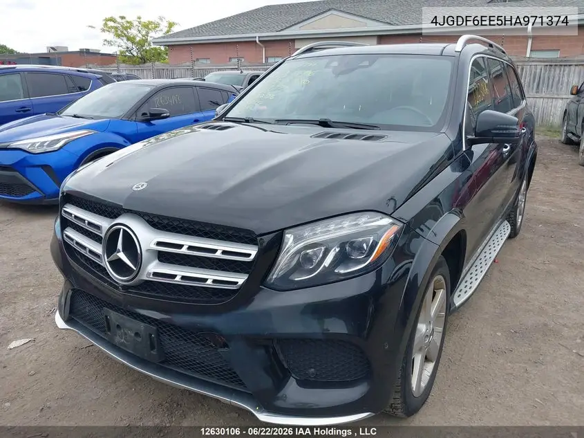 2017 Mercedes-Benz Gls 450 4Matic VIN: 4JGDF6EE5HA971374 Lot: 12630106